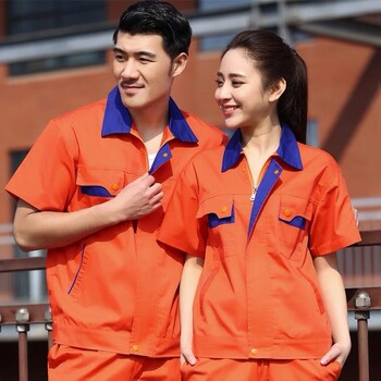 松江工作服廠服工裝定制印字印logo工作服訂做