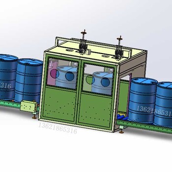 树脂自动灌装机化工大桶树脂灌装机自动开盖灌装旋盖灌装线