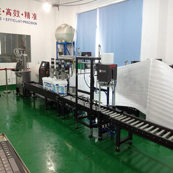 20升圓桶方桶包裝機潤滑油包裝機