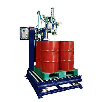 搖臂托盤式灌裝機1000L噸桶雜糧混合灌裝機