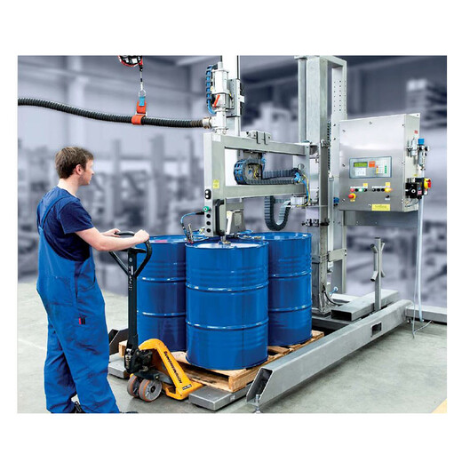自动定位灌装机_1000L-IBC吨桶油漆涂料灌装机