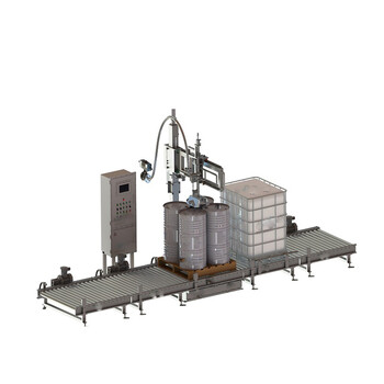 1000L-IBC吨桶自动装桶灌装机-消毒剂灌装机