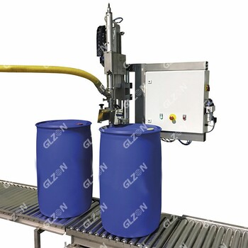 200升化工溶劑壓蓋機(jī)氣動式壓蓋機(jī)