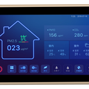 G7PLUS7寸彩屏新風智能控制器，新風控制器，帶pm2.5，co2檢測