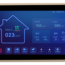 G7PLUS7寸彩屏新風(fēng)智能控制器，新風(fēng)控制器，帶pm2.5，co2檢測
