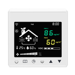 G5新风智能控制器，带pm2.5+co2oc+温湿度显示，新风液晶控制器