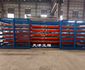 福建漳州钢板存放架6米板材货架手摇式重型抽屉货架