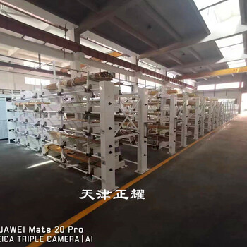 銅棒鋼棒棒材圓鋼存儲新方式伸縮懸臂式棒料貨架圖片