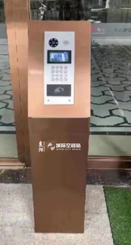 樓盤小區(qū)單元門口機(jī)支架立柱不銹鋼電鍍古銅色樓宇對(duì)講機(jī)底座