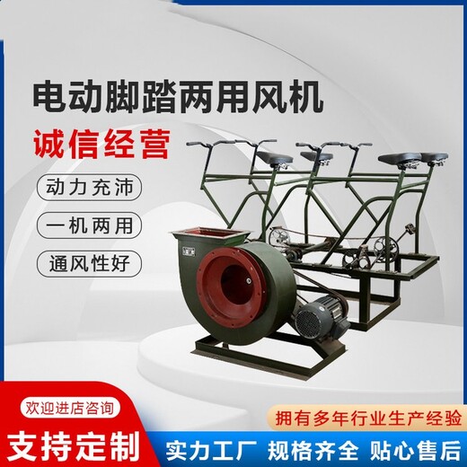 安徽安庆市人防脚踏风机人防电动脚踏两用DJF-1脚踏风机