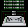 西藏阿里地區單層百葉風口可調節鋁合金風口防雨百葉單層雙層可調風口