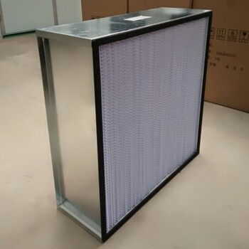 黑龍江牡丹江市有隔板過濾器鋁框紙隔板過濾器鍍鋅框有隔板過濾器