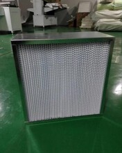 黑龍江牡丹江市有隔板過濾器鋁框紙隔板過濾器鍍鋅框有隔板過濾器圖片