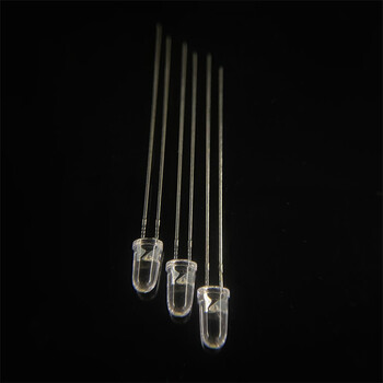 加長腳直插燈珠5mm發(fā)光二極管白光