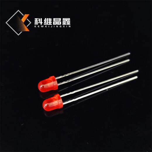 F4紅發(fā)紅霧狀長(zhǎng)腳LED發(fā)光二極管