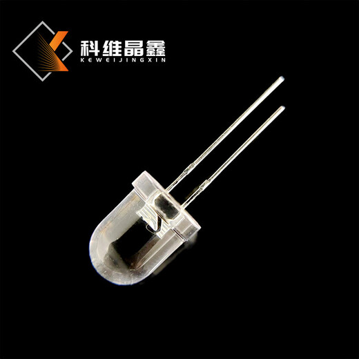 8mm圓頭燈珠長短腳白發(fā)紅色LED發(fā)光二極管