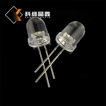 直插LED發(fā)光二極管透明有邊白發(fā)綠色燈珠