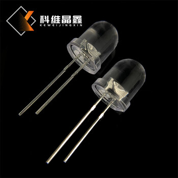 直插LED發(fā)光二極管透明有邊白發(fā)綠色燈珠