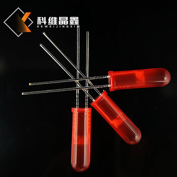 F5高膠體燈珠紅發(fā)紅光深插直插發(fā)光管