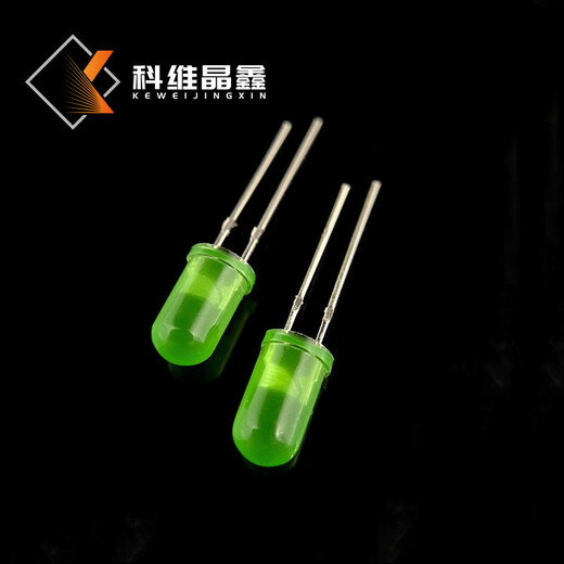F5圓頭燈珠綠發(fā)普綠波長(zhǎng)568-572nm電壓2V