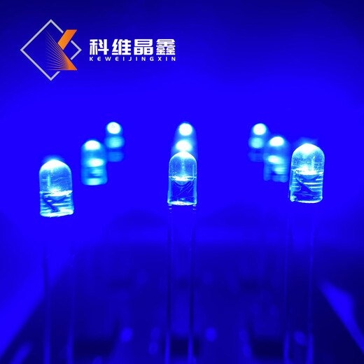 兩引腳無極燈LED燈珠的制作方法F3藍藍無極