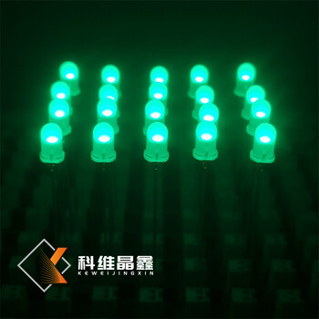 工廠直供加長(zhǎng)腳燈珠5MM圓頭綠發(fā)翠綠直插式發(fā)光二極管