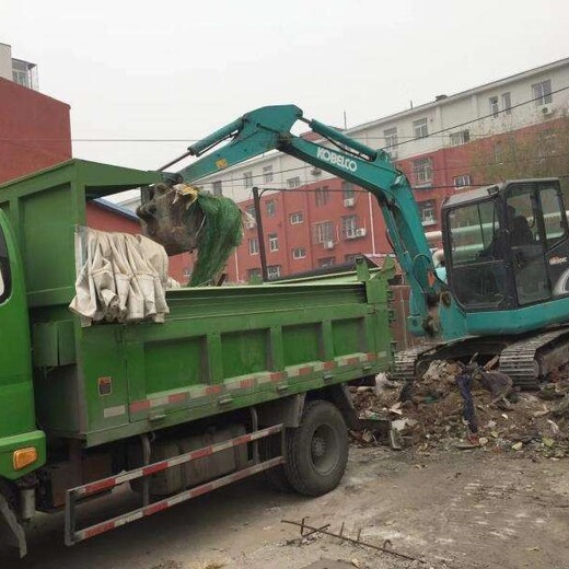 朝阳农业展览馆拉装修垃圾,挖掘机出租,自带装卸