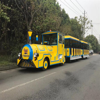 景區游樂場觀光小火車載人小火車多人游玩