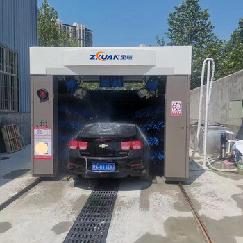至暄無人值守全自動洗車機智能電腦洗車設備泡沫水蠟風干一體機