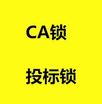 代办省外企业青海投标CA锁