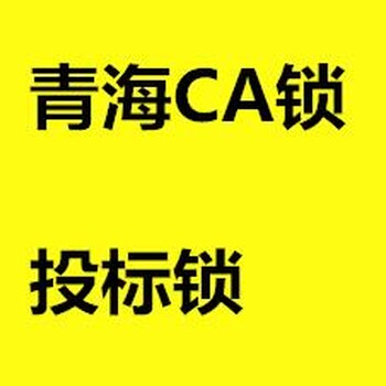 青海省电子招投标公共服务平台主体入库及CA数字证书办理