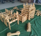 安吉螺母积木/大型户外炭烧积木玩具厂家
