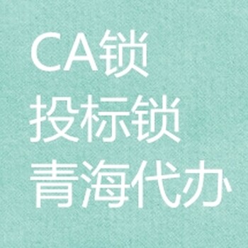 材料设备、供应商、施工企业CA数字证书办理