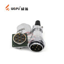 威浦WY系列TI直式雙壓板電纜插頭WY20J8TX+Z/WY20-9P/WY20-10P