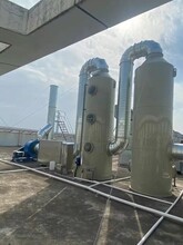 万江食品厂环保改造uv光解除味净化设备，3kw风机，500mm螺旋风管