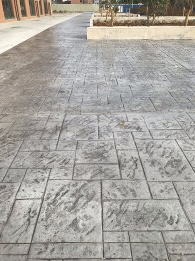 安庆枞阳压印水泥混凝地坪地面施工