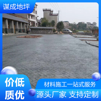 六安巢湖水泥混凝土壓印路面園路