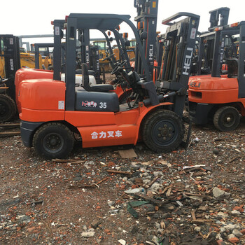 出售二手工作456小時(shí)合力叉車3.5噸，5噸叉車