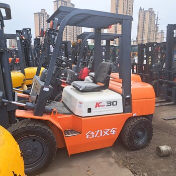 二手報(bào)價(jià)合力高門架3噸叉車