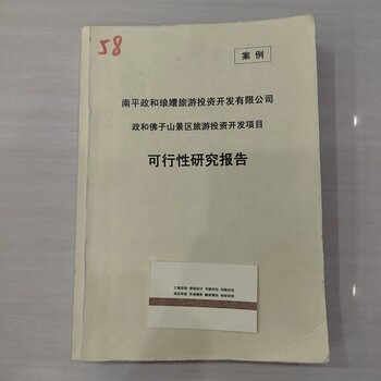 可行性研究报告编制本地机构针对性强