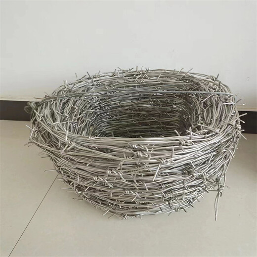 河北刺鐵絲廠家供應(yīng)山東鋼絲刺繩濟(jì)南電鍍鋅刺繩