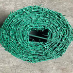 海南正反拧刺绳厂家供应五指山绿色铁蒺藜琼海绿皮铁线