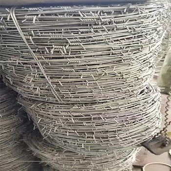 河北不锈钢丝刺绳厂家供应陕西围墙防盗网西安镀锌刺线