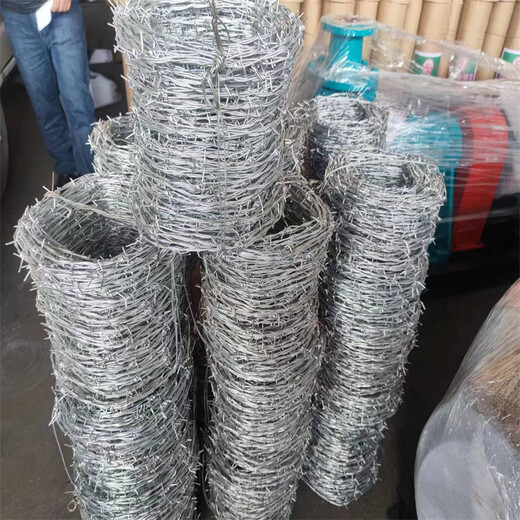 河北刺鐵絲隔離柵廠家供應(yīng)江西公路鐵蒺藜南昌高速公路帶刺鐵絲網(wǎng)