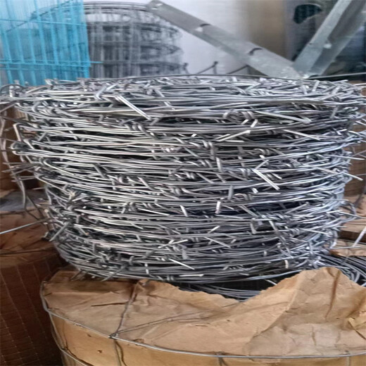 河北電鍍鋅刺繩廠家供應(yīng)北京圈地刺鐵絲天津圈地有刺鐵絲網(wǎng)