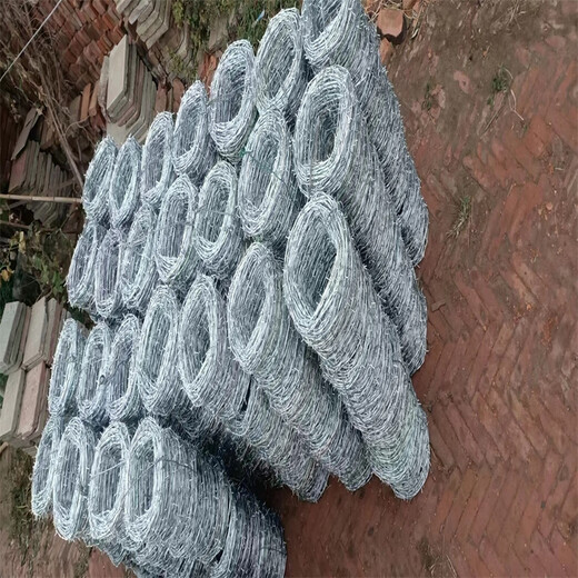 河北冷鍍鋅刺繩廠家供應(yīng)甘肅鍍鋅刺鐵絲蘭州鍍鋅有刺鐵絲網(wǎng)