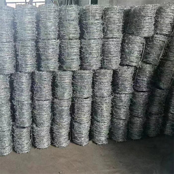 河北鐵蒺藜廠家供應(yīng)甘肅鍍鋅刺線蘭州小區(qū)防護(hù)用刺繩