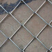 1米隔离铁丝护栏网包塑菱形围网PVC球场勾花网