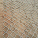 河北菱形养殖铁丝网厂家供应江苏绿色球场勾花护栏操场菱形孔围栏