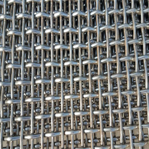 20公分孔钢丝机器防护罩网重型耐磨黑钢丝网不锈钢编织网